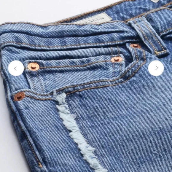 Levi's Ribcage straight Women's Blue Straight Leg Jeans - Picture 12 of 13